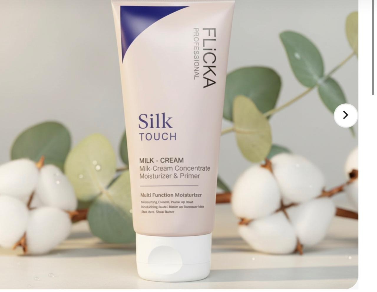 FLiCKA Silk Touch Milk Cream Moisturizer & Primer – 2-in-1 Hydrating Base | Aloe Vera & Shea Butter | Smooth, Long-Lasting Finish